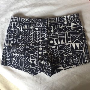 Tribal Print J. Crews Shorts